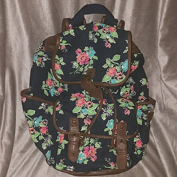 aeropostale floral backpack